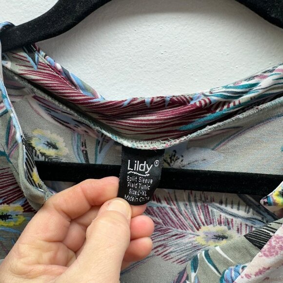 lildy split sleeve tunic l- xlarge - Picture 3 of 6